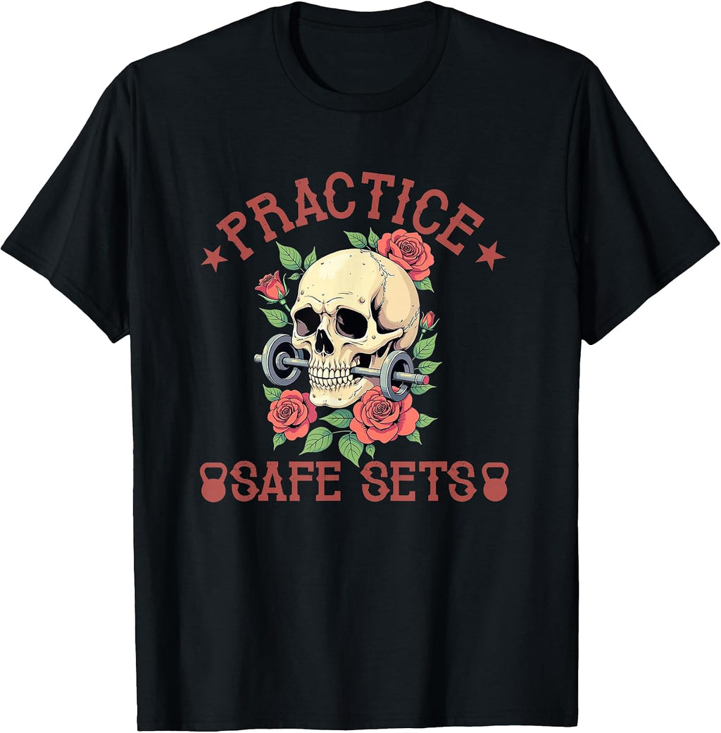 Practice Safe Sets Funny Gym Merch