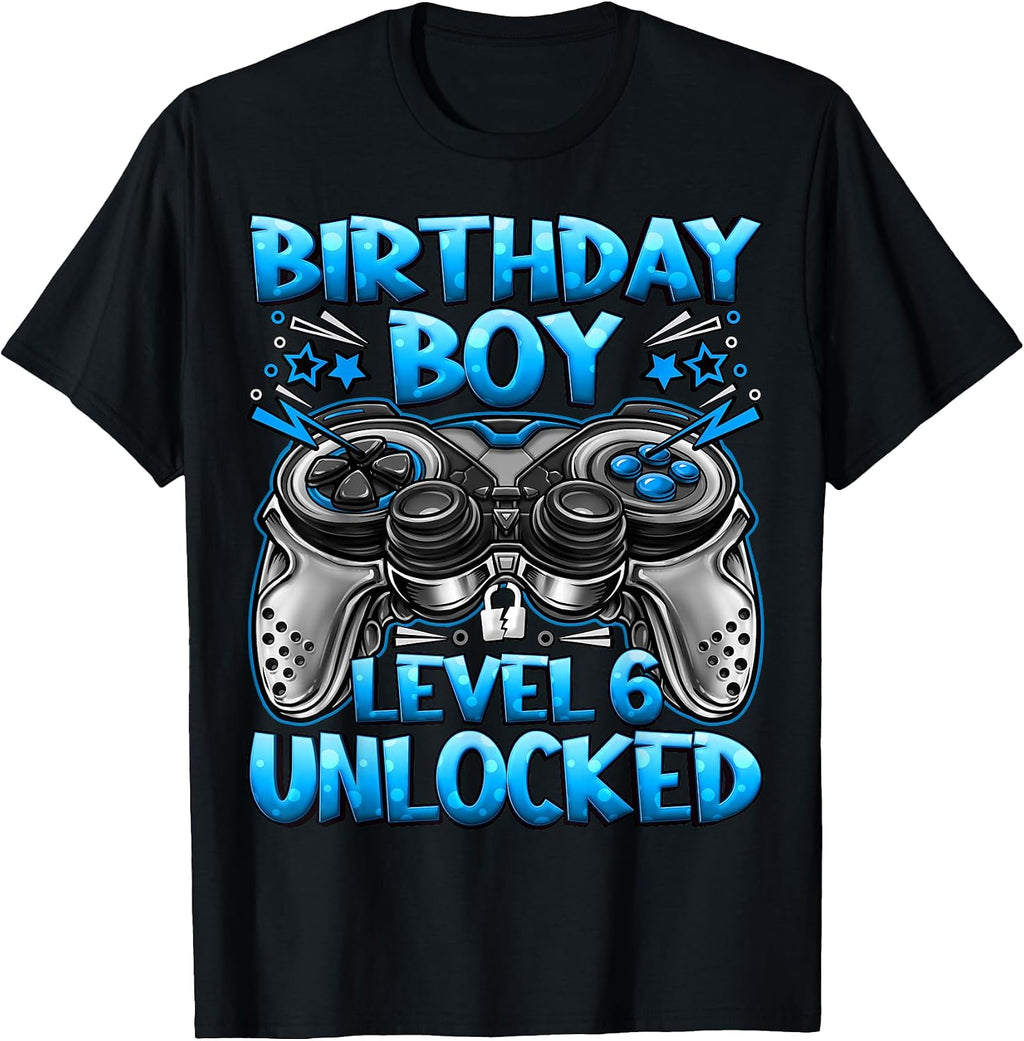 Birthday Boy Level Unlocked Gaming Birthday HH
