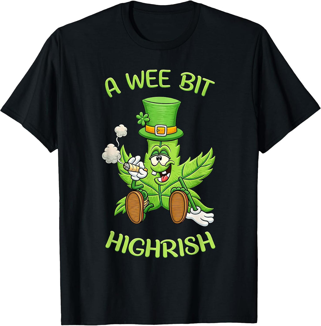 A Wee Bit Highrish 420 Weed Merch Co.