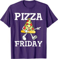Funny Pizza Friday Tee For Men, Women And Kids