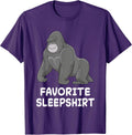 Lazy Sleeping Gorilla Monkey Gorillas Pajama