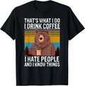 Bear Drinking Coffee bear camping
