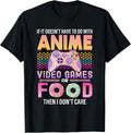 Anime Merch - Anime Video Games Food Tee