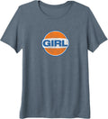 Girl Parody Logo Retro 90s