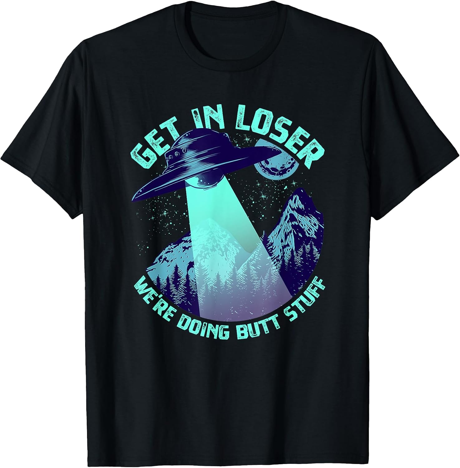 Vintage Get In Loser Alien Bigfoot Tees