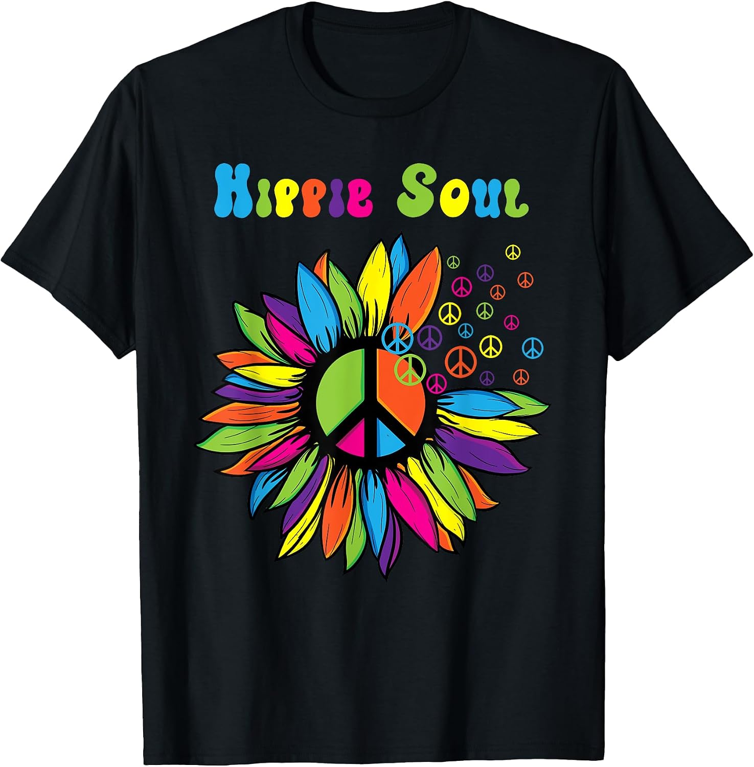 Cute Hippy Nostalgic Positive Love Gift Women Kids