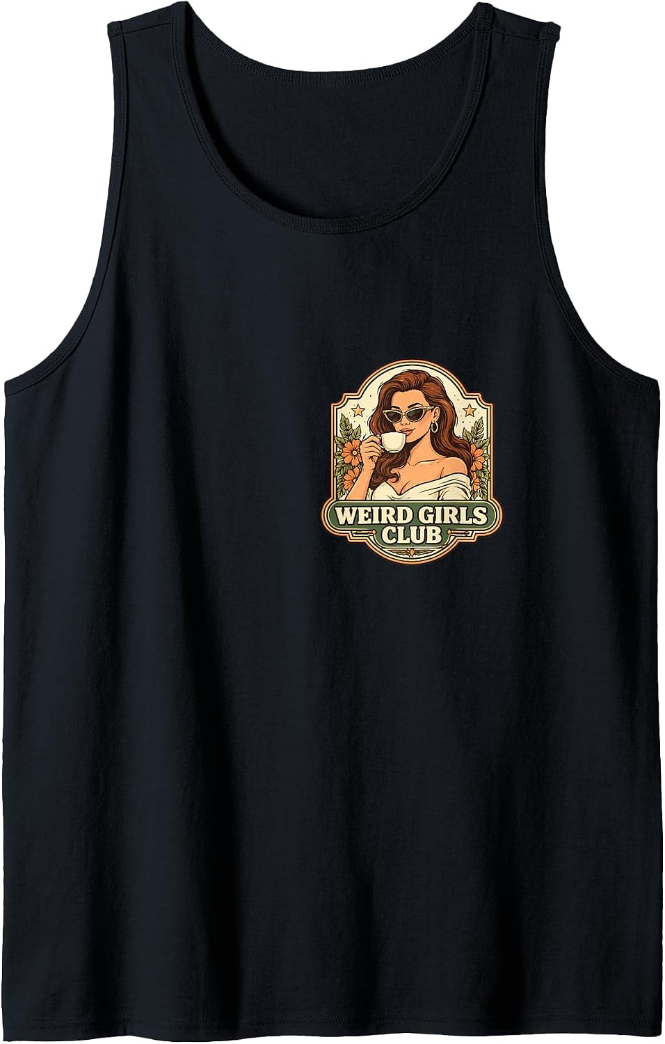 Weird Girls Club Funny Vintage Woman Retro Merch