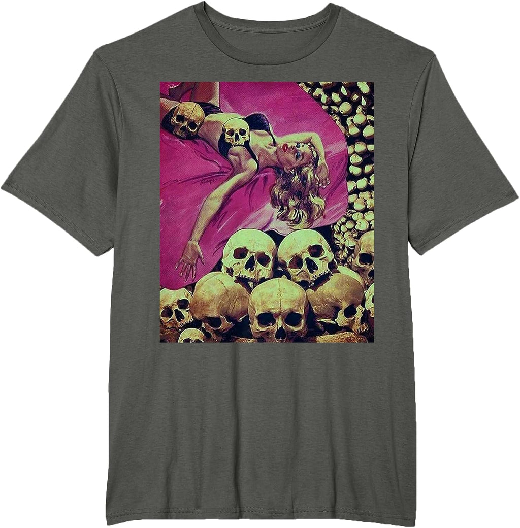 Halloween Pin Up Girl Skull Horror Movie Posters