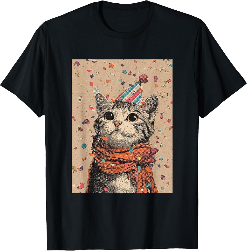Cat Animal Birthday Party Hat Apparel