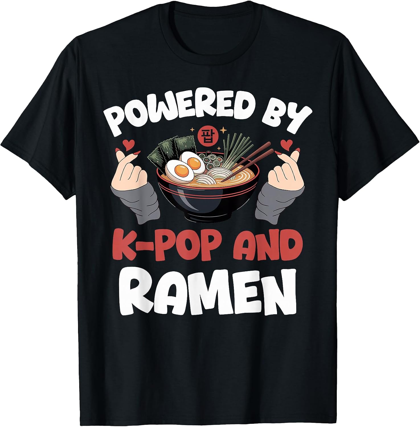 K-Pop Music Merch and Ramen Noodles