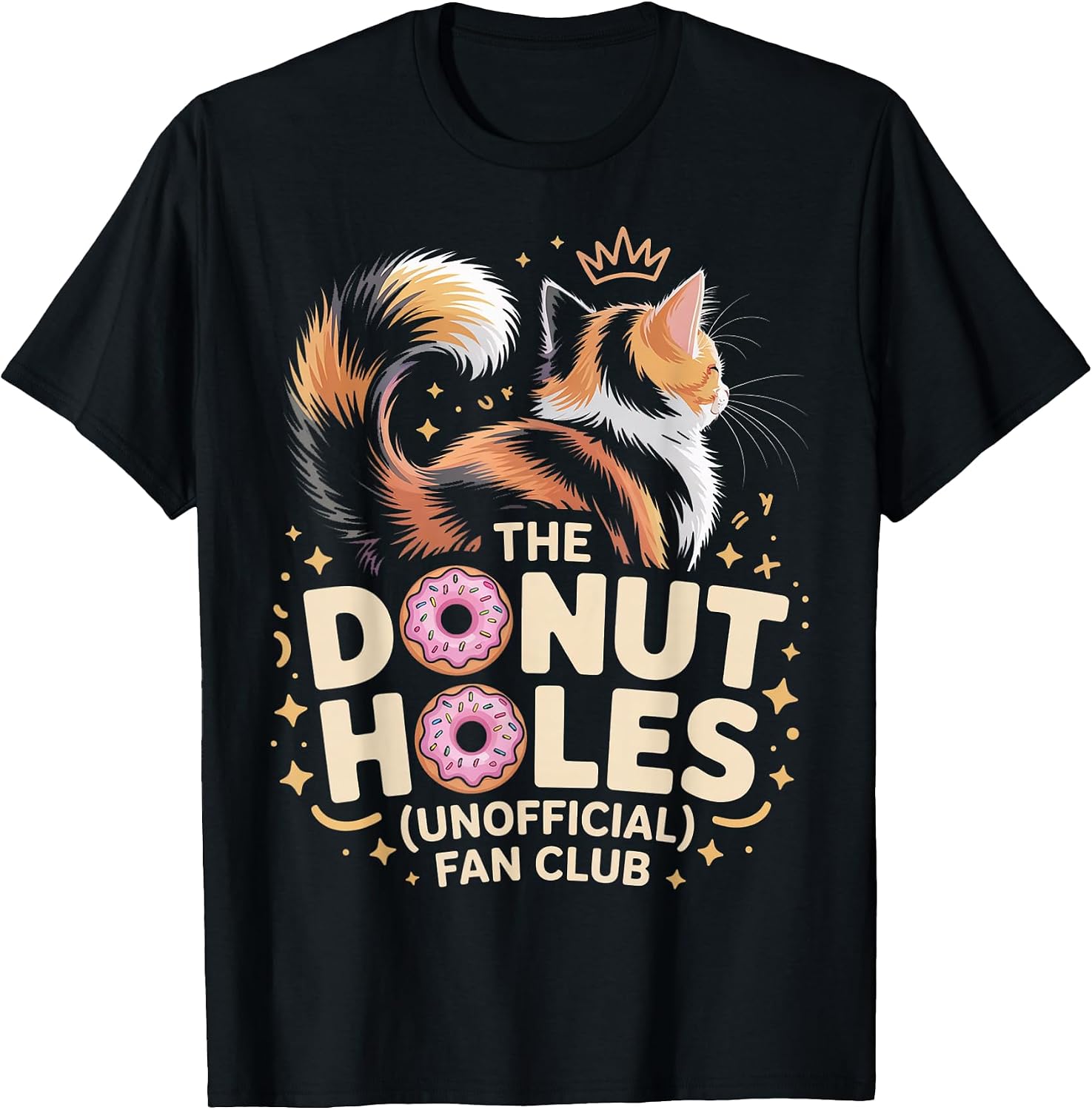 Retro The Donut Holes Fan Club Cat Meme Donut