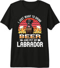 Drink Beer Pet My Labrador Retriever Dog Lover