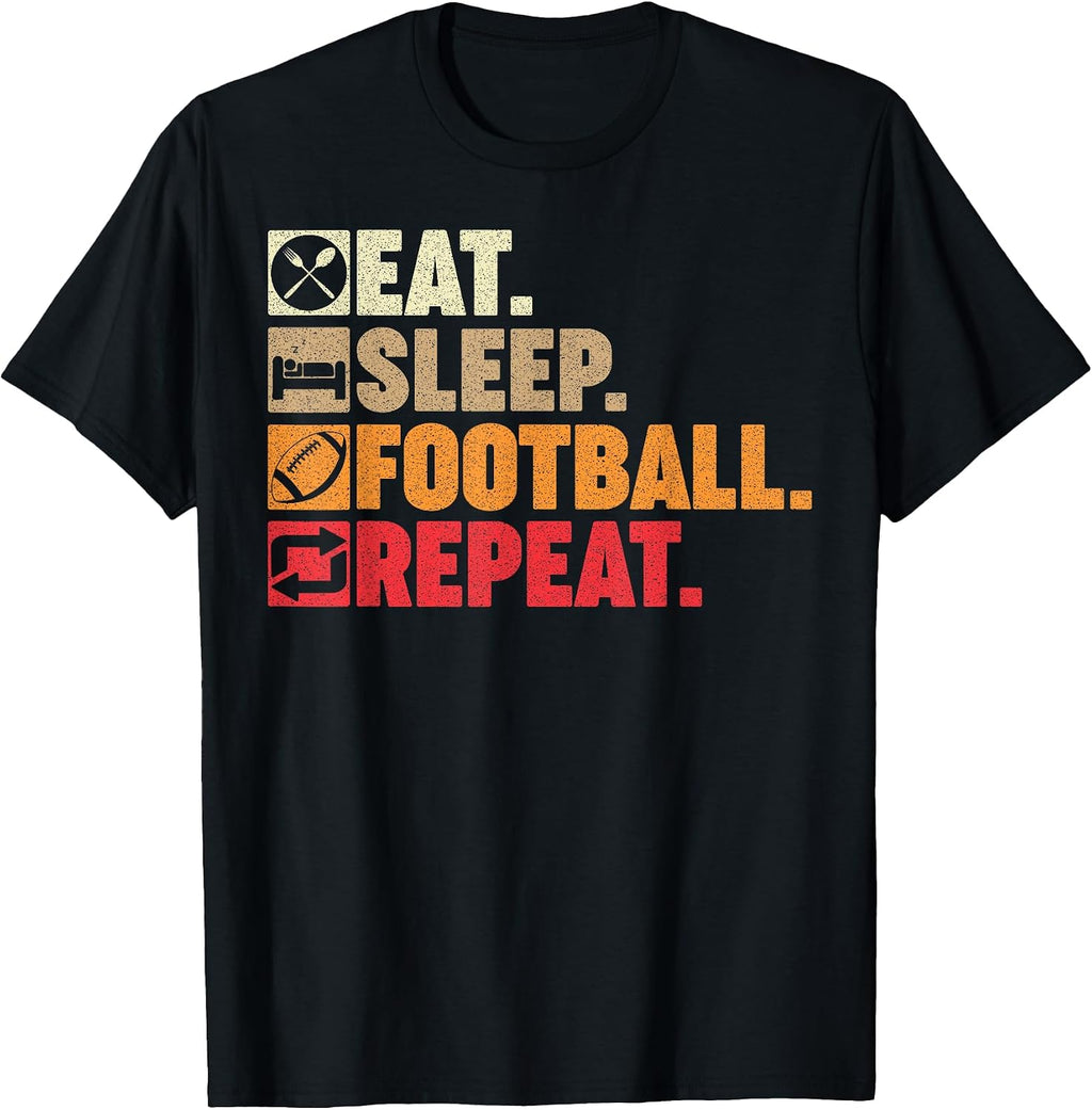 Eat Sleep Football Repeat Team Merch