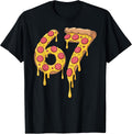Pizza Lover 6 7 Meme Funny Apparel