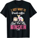 Funny Minskin Cat & Coffee Lovers Merch