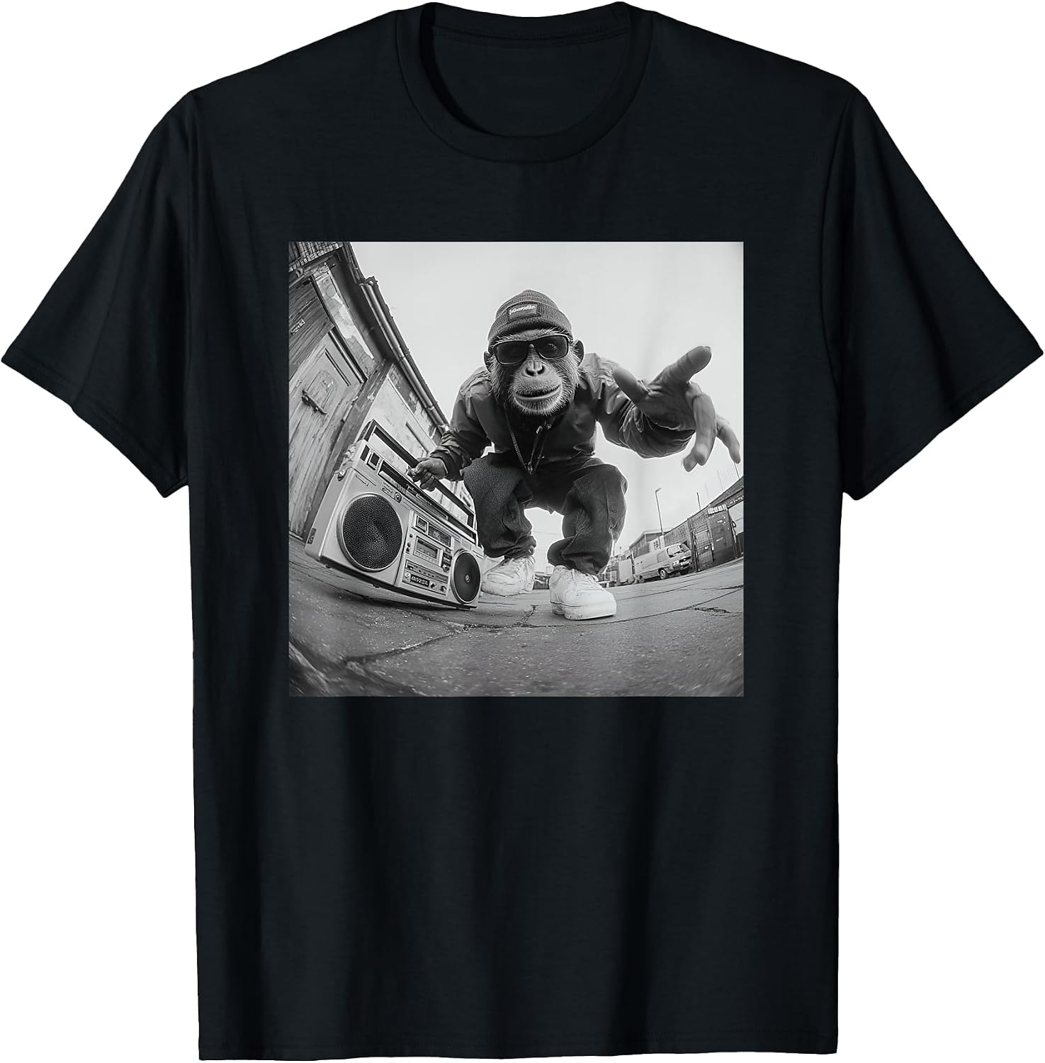 Street Photography Chimp Boombox Men Women