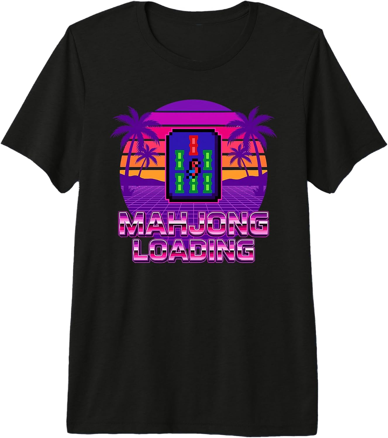 Retro Eighties Synthwave Board Gamer Apparel
