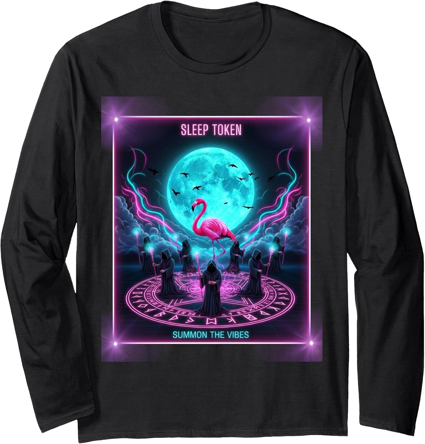 Flamingo Ritual Sleep Token Aesthetic Moon Vibes.