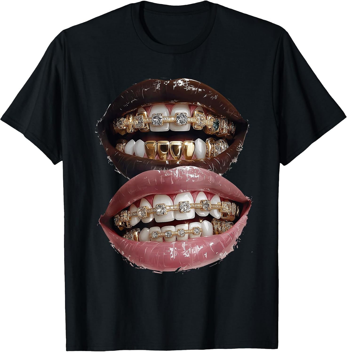 Bold Streetwear Grills Braces Urban Hip Hop