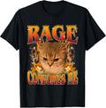 Funny Cat Meme Rage Consumes Me Ironic Tee