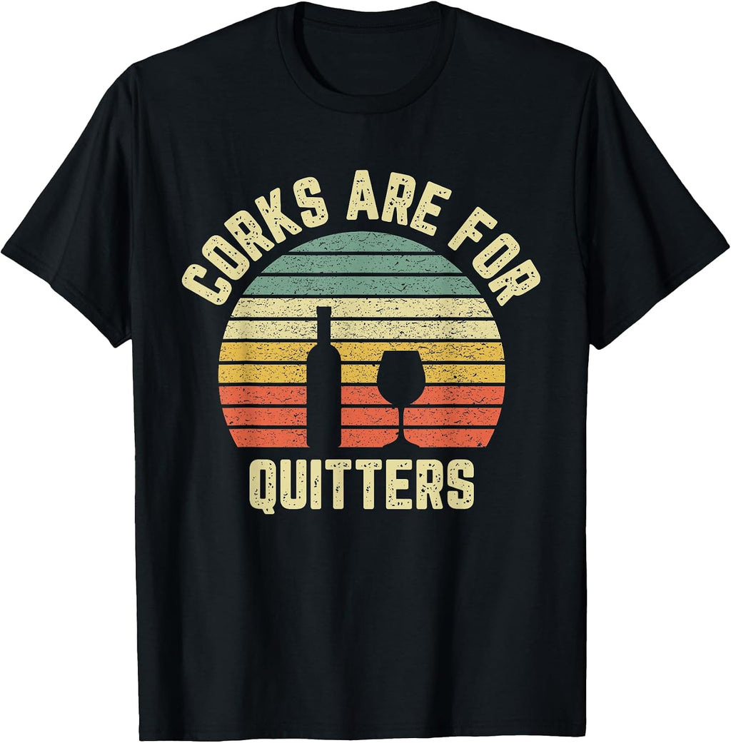 Retro Wine Drinking Apparel