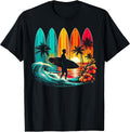 Tropical Surf Sunset Silhouette Surfboards