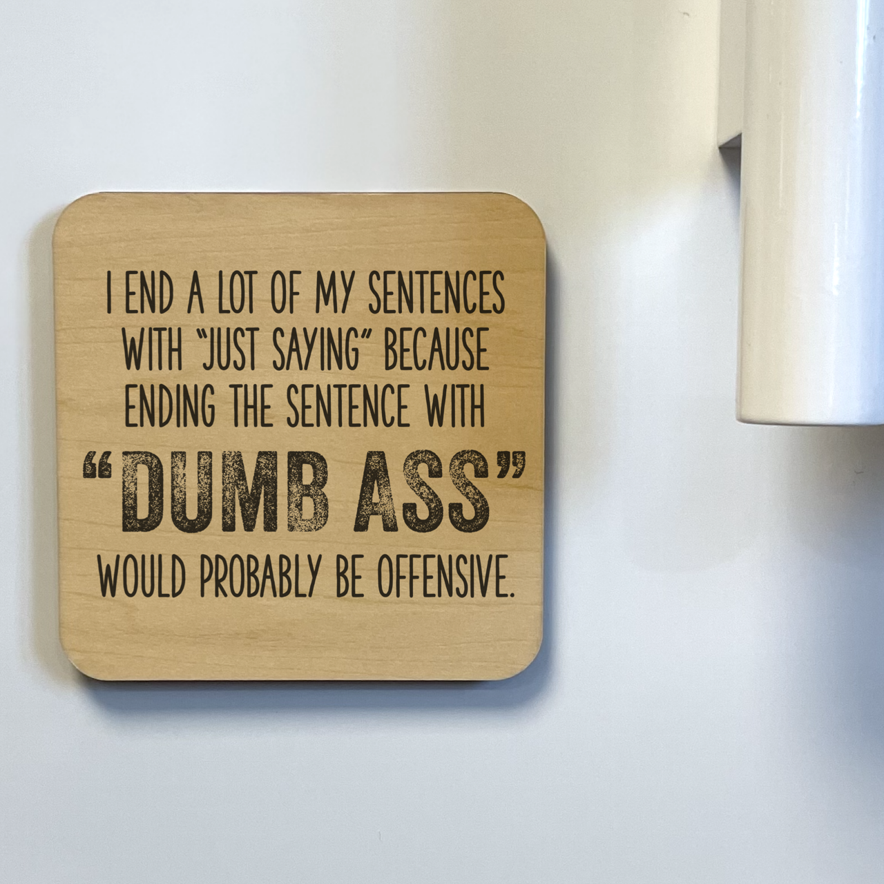 Just Saying Magnet/Drink Coaster