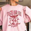 Cherries the Lord Is  Christian Sweatshirt | Gildan Brand