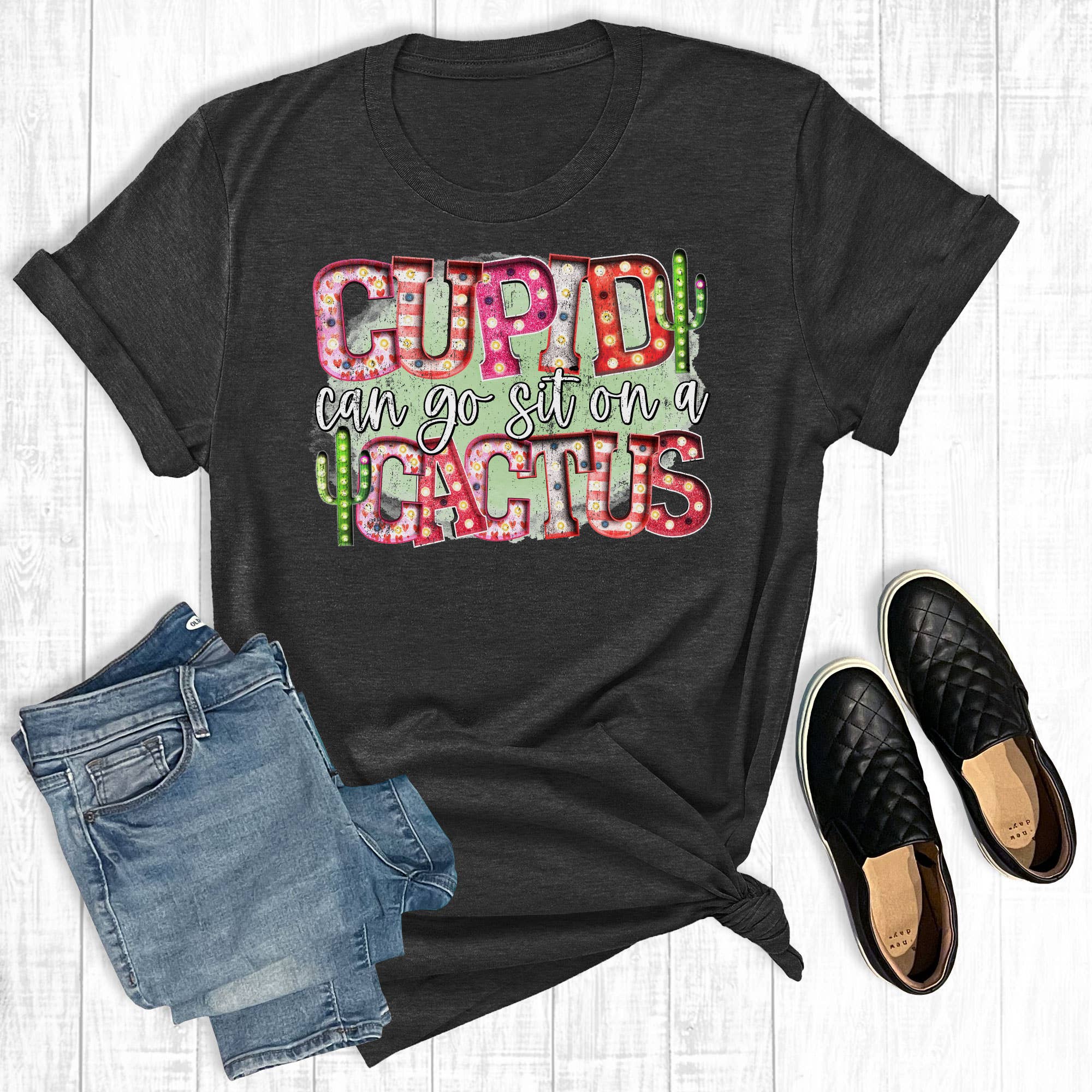 Cupid Can Go Set On A Cactus