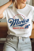 Merica Since 1776 Eagle Graphic Tshirts