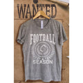 Foodball Season Mineral Wash Vintage Graphic  Tee