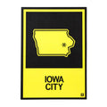 Iowa City, Iowa Outline Postcard