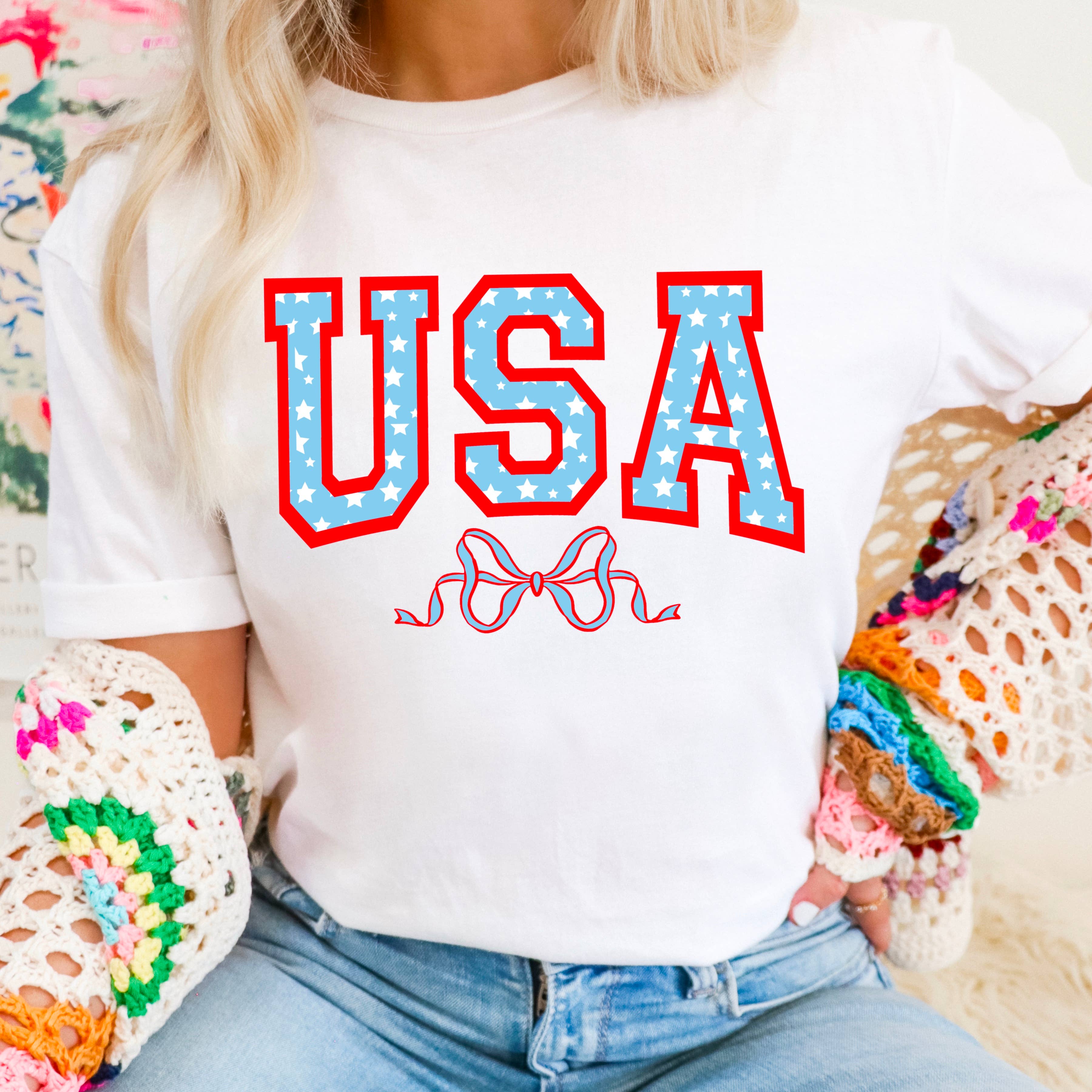 Coquette USA | July 4th Graphic Tee | Gildan