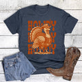 Western Fall Howdy Turkey Graphic Tee
