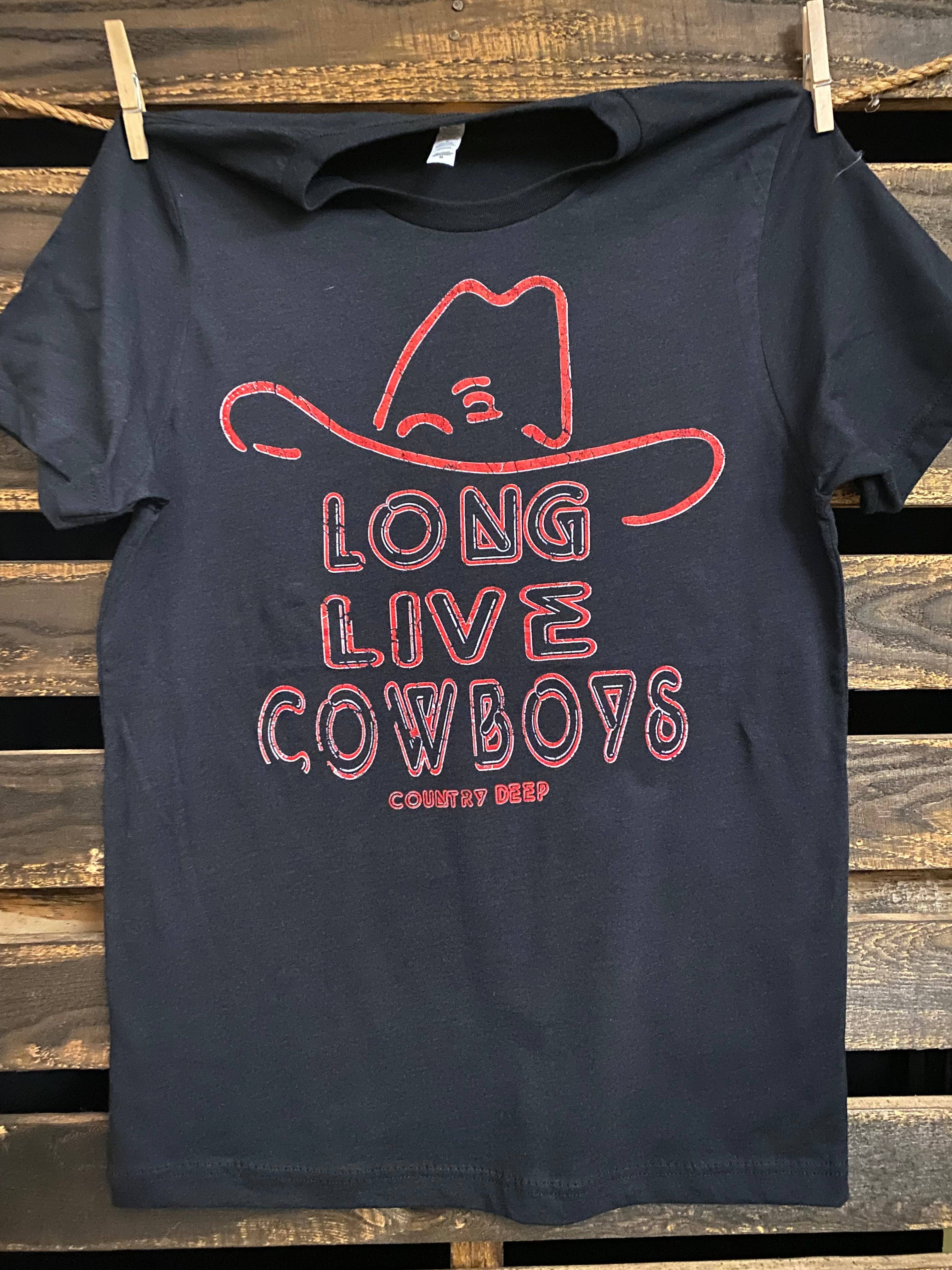 Long Live Cowboys Neon Cowboy Hat Unisex T-Shirt