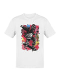 Graffiti Skater Urban Street Art Men's T-Shirt