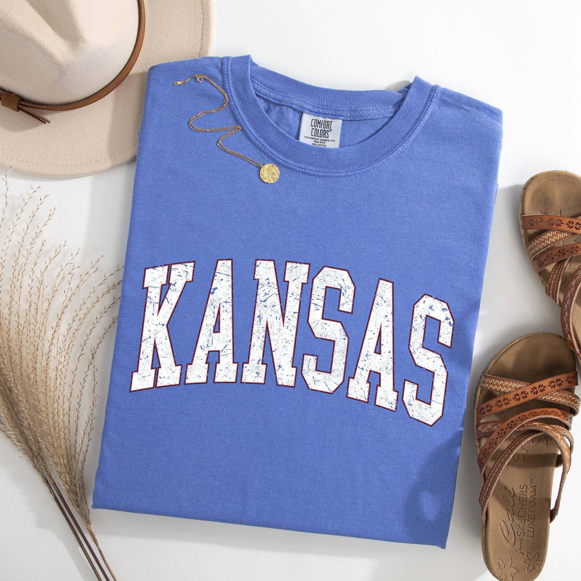 Kansas, Football, Game Day Tailgate Party State Tshirt