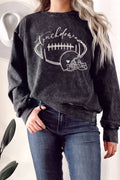 Touchdown Helmet Mineral Graphic Terry Sweatshirt