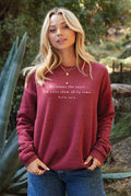 He Counts the Stars Graphic Sweatshirt