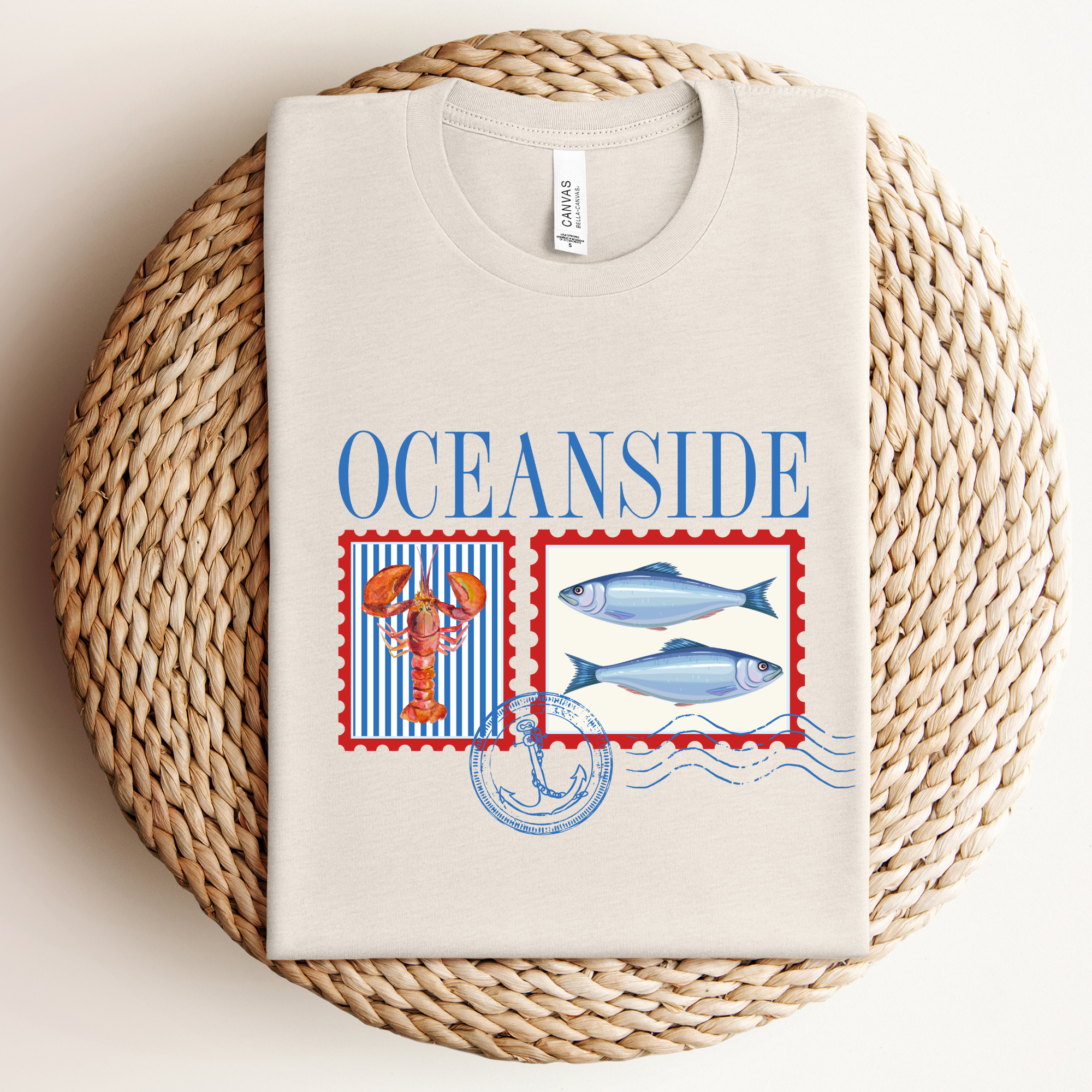 Ocean Side Beach Graphic Tee/Crewneck