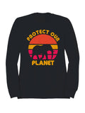 Protect Our Planet Elephant Sunset Men's Sweatshirt