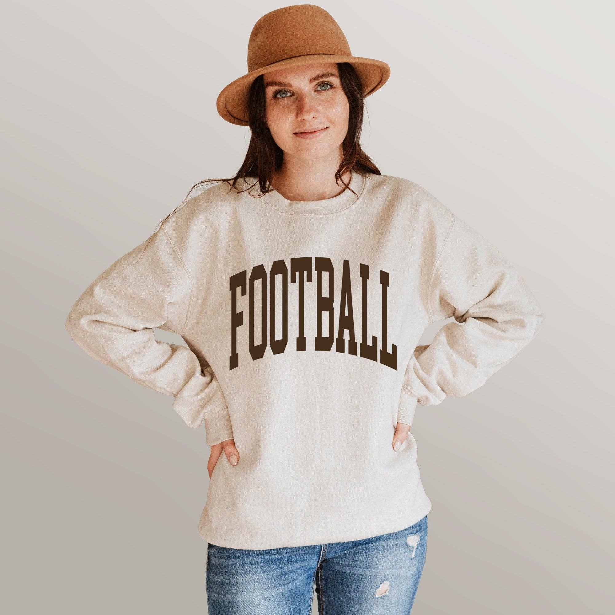 Football Crewneck Sweatshirt