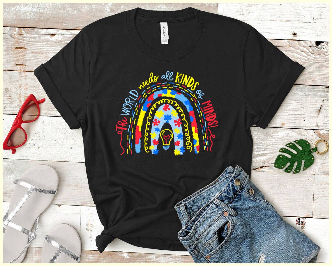 Autism Rainbow - Autism Awareness Month T-Shirt