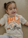 Children's Tennessee Vols Established Helmet Cream Tee