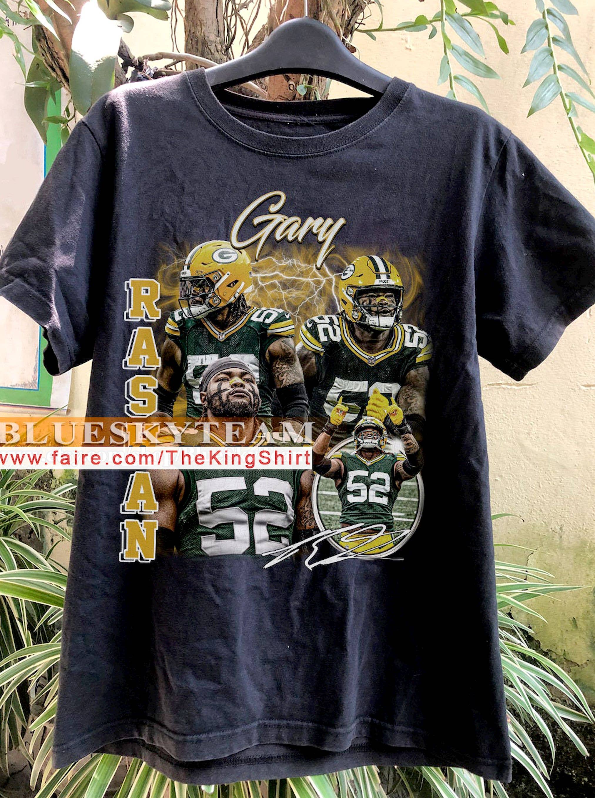Vintage 90s Rashan Gary Tee Retro Football Bootleg Gift