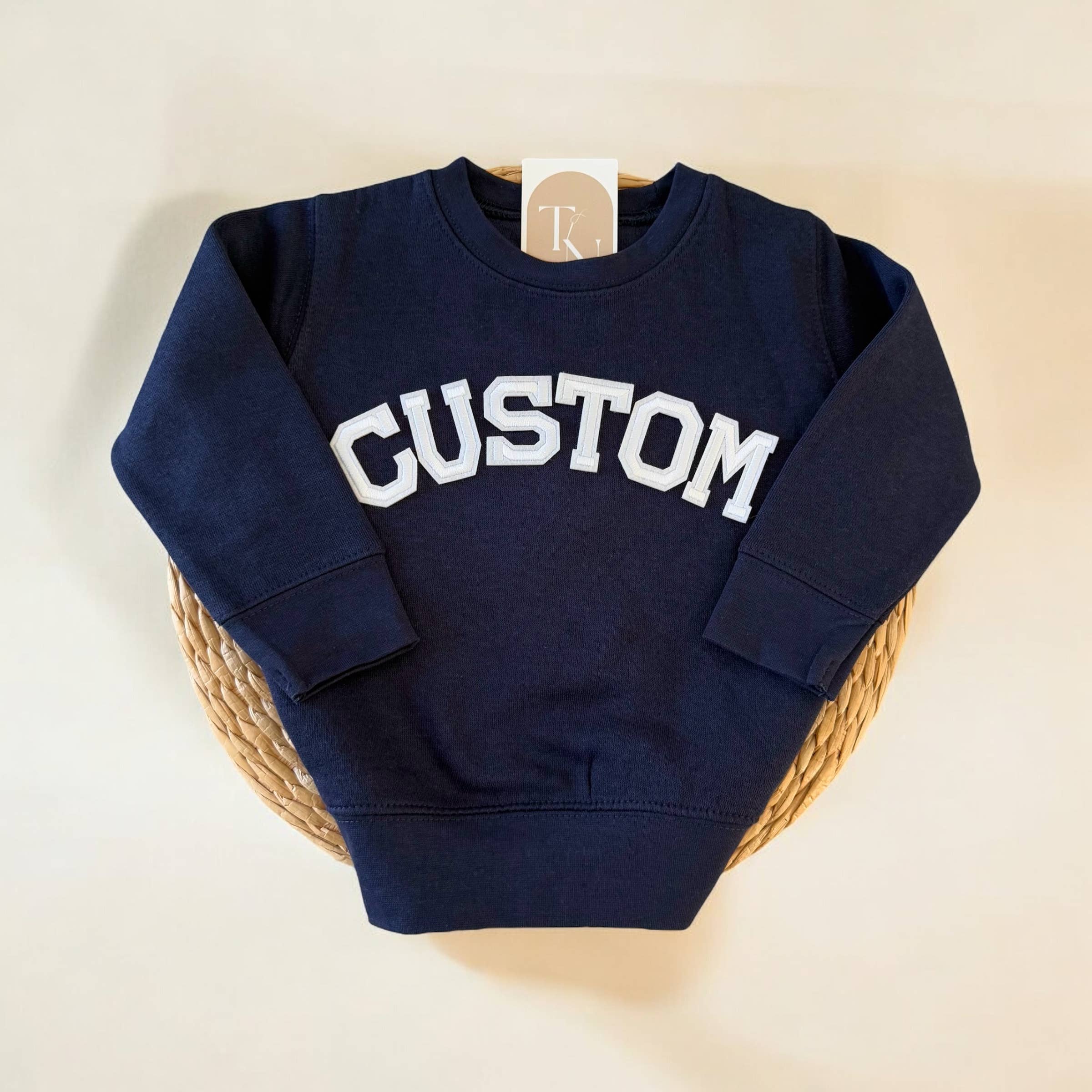 Custom Toddler Kids Crewneck Sweatshirt