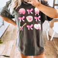 Coquette Tee | Baseball Graphic Tee | Ladies Graphic Tee
