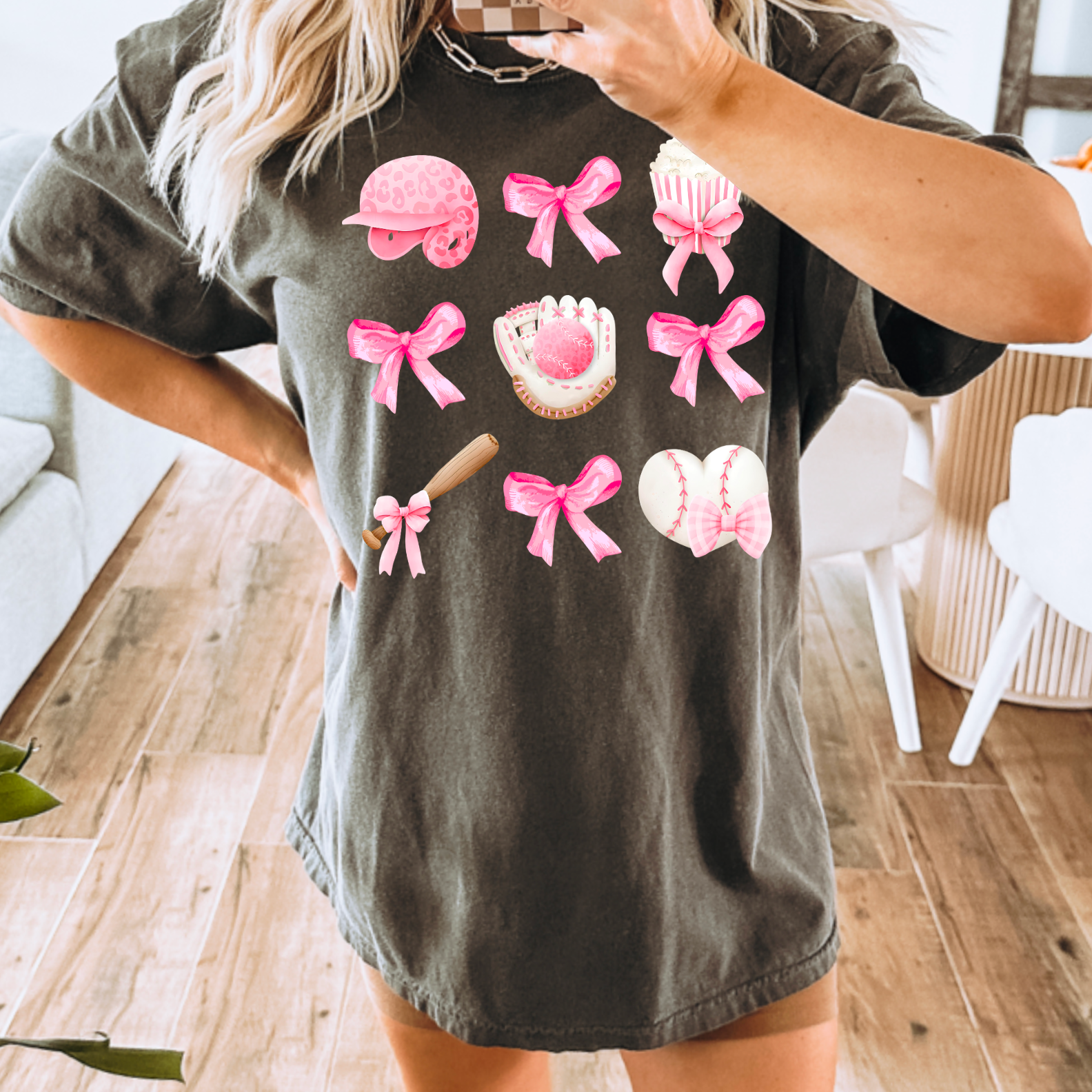 Coquette Tee | Baseball Graphic Tee | Ladies Graphic Tee