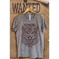 Strong Beautiful Mineral Wash Vintage  Graphic  Tee