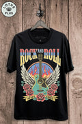 Rock and Roll Never Ends Graphic Top